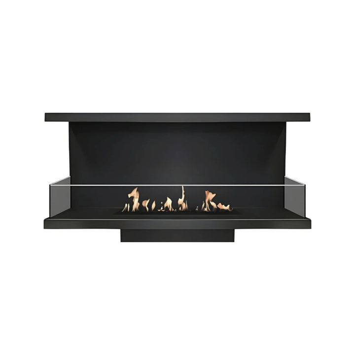 Dreiseitiger Bioethanol Einbaukamin C - MATE 110