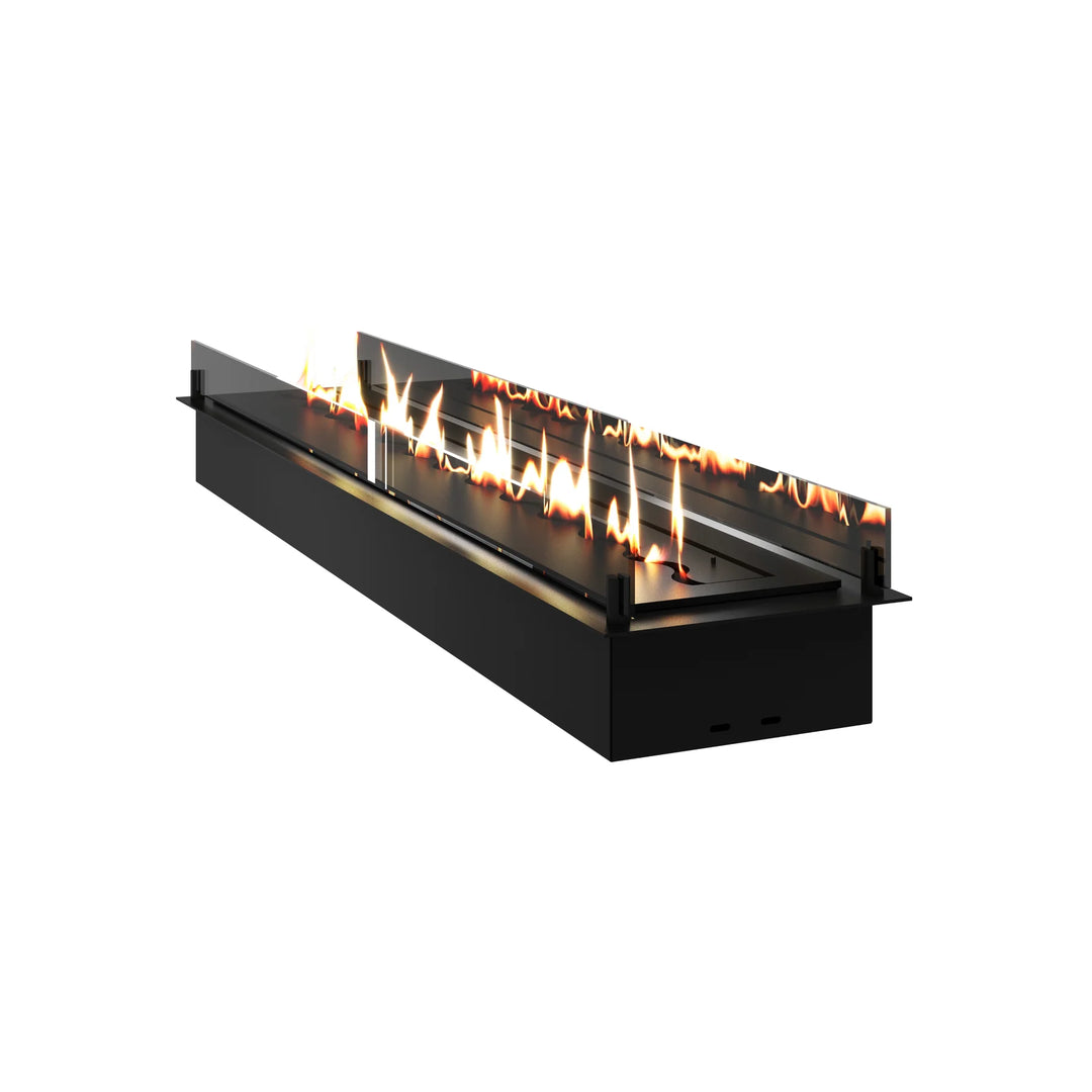 Bioethanol Einbau Brenner Einsatz Ethanol Einbau Kassette SOLO 140cm mit Glas von Wild Flame