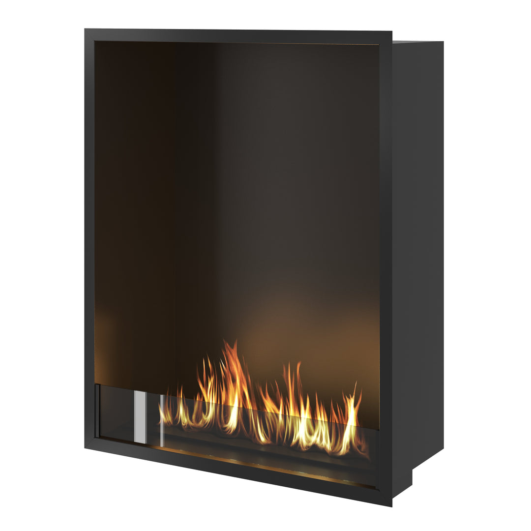 Bioethanol Einbau Kamin Ofen SELECTED Vertikal 80x100x35cm von Wild Flame